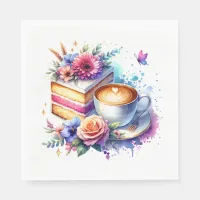 Coffee and Cake | Best Friend's Birthday Napkins