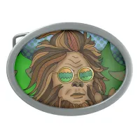 Retro Bigfoot | Vintage Colors Sasquatch Pop Art   Belt Buckle