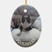 Add Your Pet Photo Custom Christmas Ornament