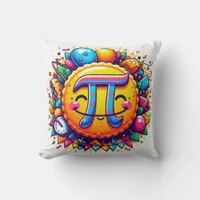 Happy pi day 3.14 throw pillow