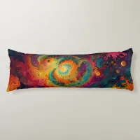 Swirl design patten  body pillow