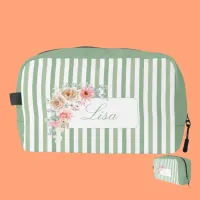 Personalized Pastel Green Cosmetic Bag