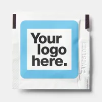 Add Your Own Logo Simple Solid Color Background Hand Sanitizer Packet