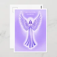 Christmas Angel | Purple, Lilac And White Postcard