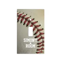 Baseball Light Switch Cover