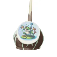 Funny Dancing Frog Personalized Birthday  Cake Pops