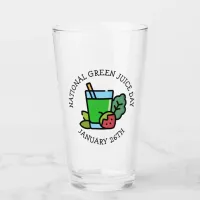 National Green Juice Day - January 26th Glass