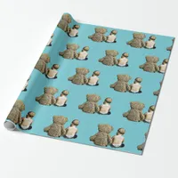 Baby and Teddy Bear Gift Wrap