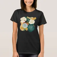 Colorful Abstract Flowers T-Shirt