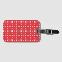 Christmas Holiday Charm Pattern 02 -  Luggage Tag