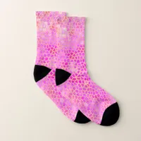 Pink Dinosaur Hide Socks