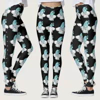 Gnome Aquarius Astrology Sign Angel Leggings