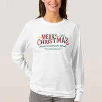 Rustic Farmhouse Christmas Company Promotional T-Shirt