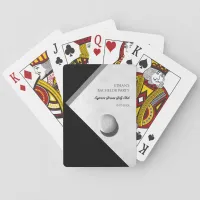 Golf Bachelor Party - Golfing trip Classic Stylish Poker Cards