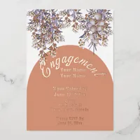 Floral Elegant Chic Foil Invitation