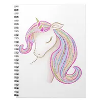 Pretty Unicorn Notebook