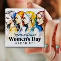 International Women's Day | March 8th Button