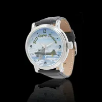 B17 Flying Fortress WWII Bomber Airplane Watch