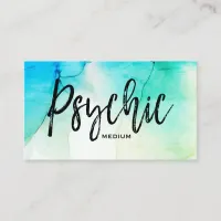 *~* Watercolor Spiritual Psychic Medium Reader Business Card