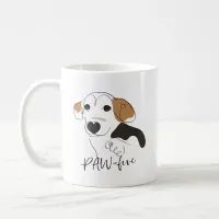 Cute Dog Line Art Coffee Mug