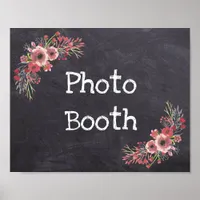 Wedding Sign Photo Booth Chalkboard Look