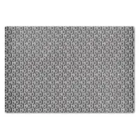 Black And White "Ho Ho Ho" Christmas Chalkboard Tissue Paper