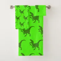 Rampaging Dinosaurs Bath Towel Set