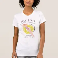 Palm Beach Destination Bachelorette Girls Trip T-Shirt