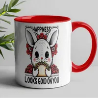 Happy Rabbit happiness looks good on you Mug