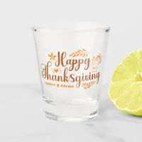 Happy Thanksgiving Shot Glass