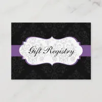 purple  Gift registry  Cards