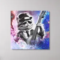 *~ Cosmic  Percussionist Cool Cat DRUMMER AP91  Canvas Print