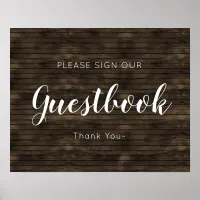 Rustic Barn Wood Wedding guestbook Sign