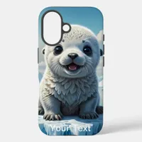 Otterbox baby seal pup sitting on a iceberg iPhone 16 case