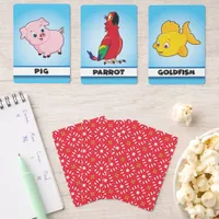 Christmas Holiday Charm Pattern 04 -  Matching Game Cards