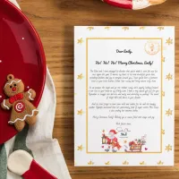 Santa's Enchanted Letter - Watercolor Wonderland