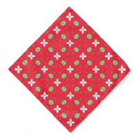 Christmas Holiday Charm Pattern 02 -  Bandana