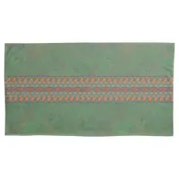 Southwest Sagebrush Green Geometric Design Pillow Case