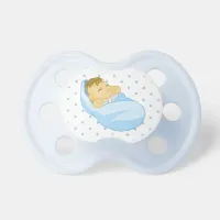 Cute Bsby Boy Blue Baby Pacifier