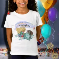 Blue Forest Birthday Party T-Shirt