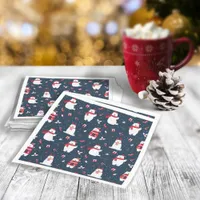 Whimsical Christmas Polar Bears ID850 Napkins