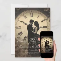 Timeless Love | Vintage Theme Save The Date Invitation