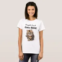 People Suck, Cats Rule Shirt