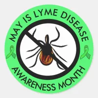 Lyme Disease Awareness Month Stickers