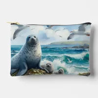 Coastal Wildlife Accessory Pouch