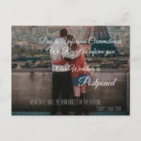 Wedding Postponed Postcard