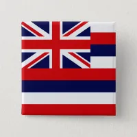 Hawaii State Flag Pinback Button