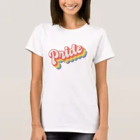 Pride Retro Typography T-Shirt