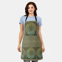 Celtic Knotwork Mandala Personalized Apron