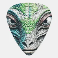 Personalized Reptilian Lizard Alien Being Guitar Pick